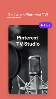 pinterest tv studio iphone screenshot 1