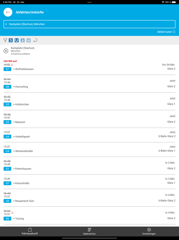 Next Bayern Fahrplan