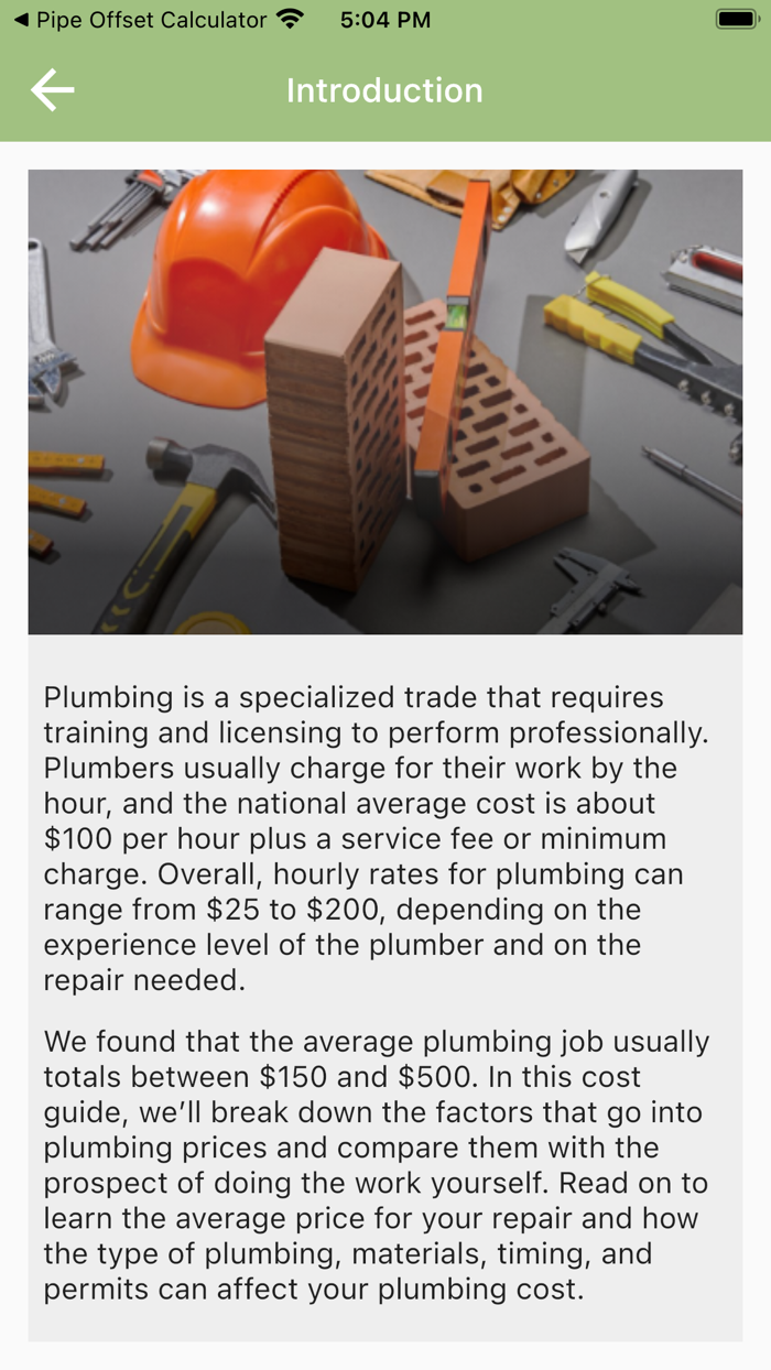 Pipe Offset Calculator  Guide