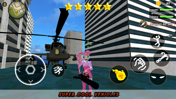 Scary Mommy Flying Rope Hero