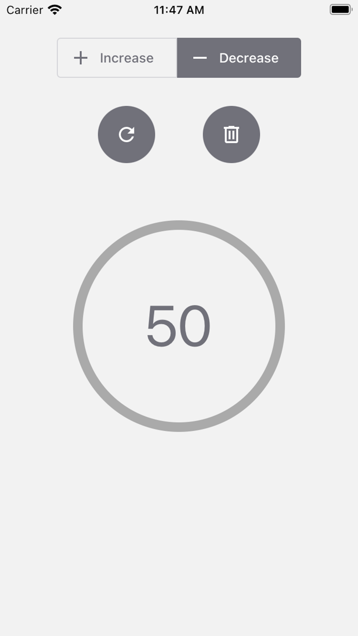 Tap Count Increase/decrease