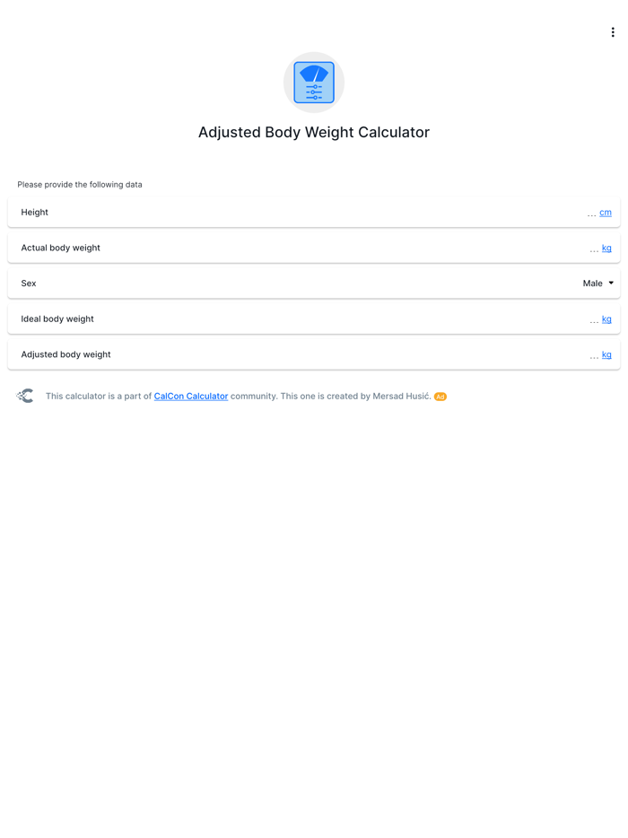 Adjusted Body Weight