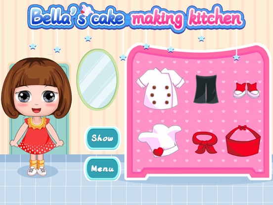 Bella's cake making kitchen screenshot 3