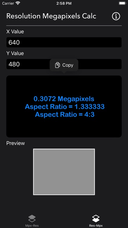 Megapixels Resolution Calc screenshot-5