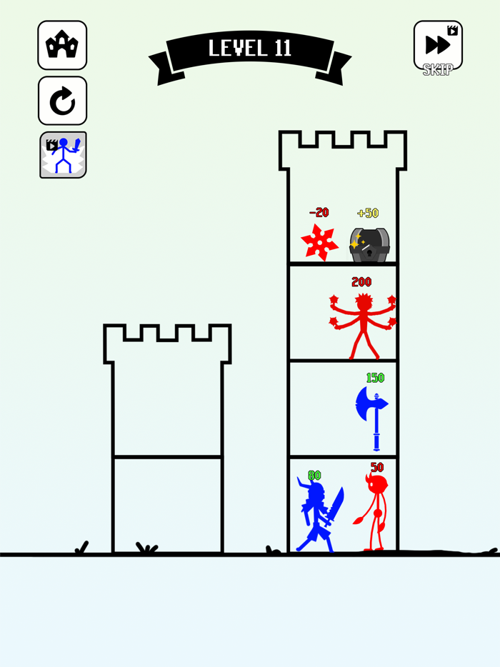 Craft Tower Stick Hero Wars