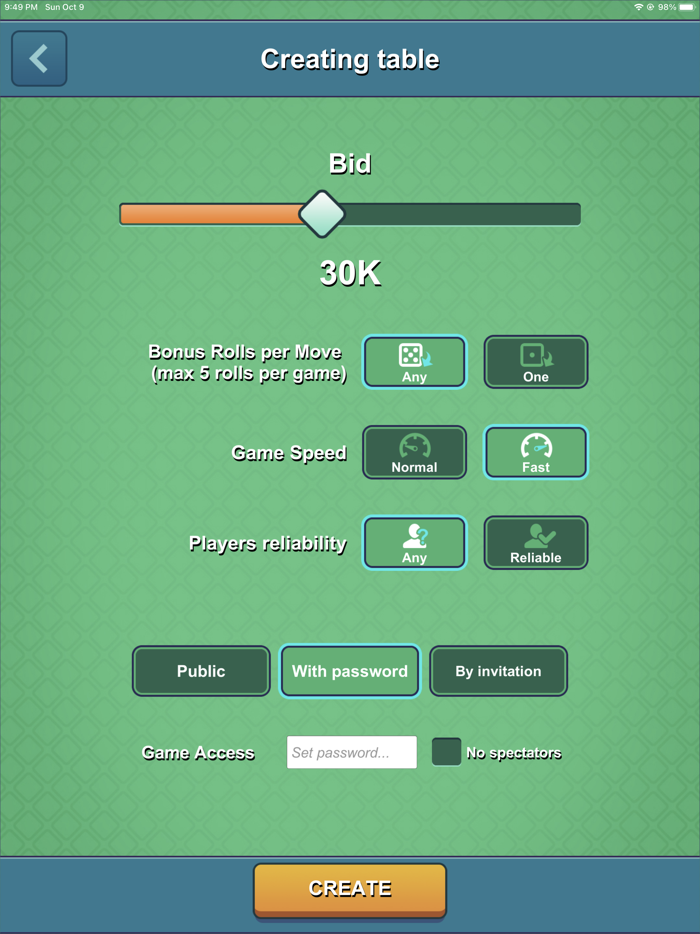 Dice-n-Roll online Yatzy