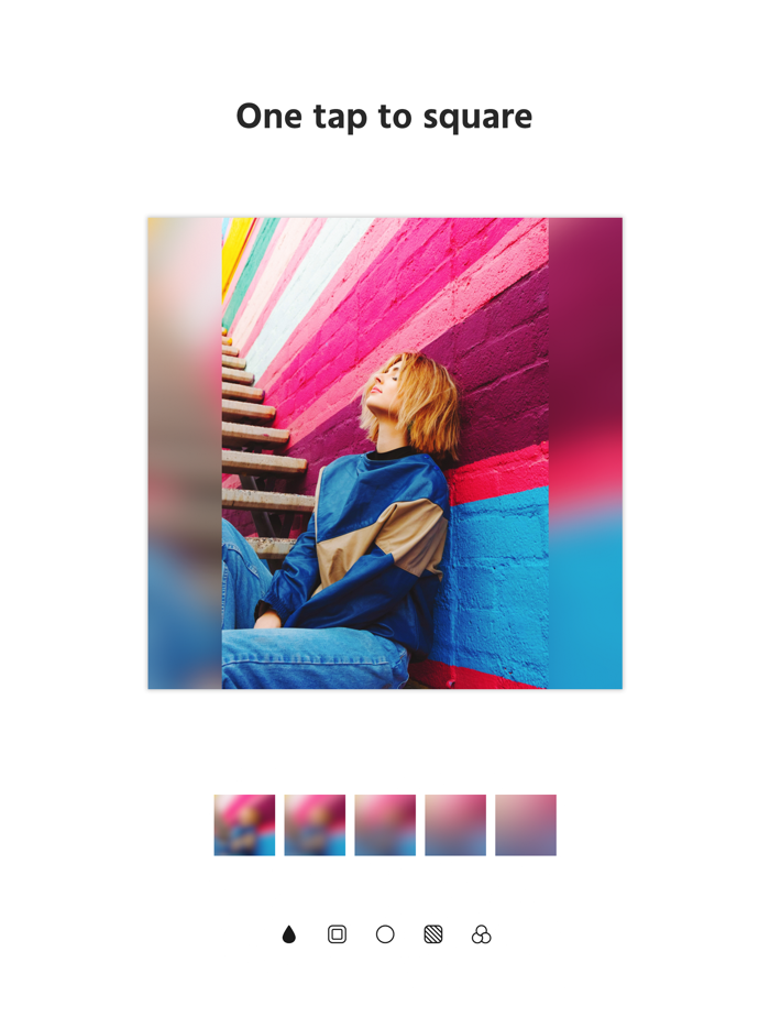 Square Fit Photo Editor - PiQ