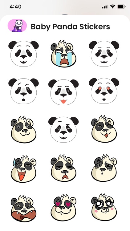 Baby Panda Stickers!