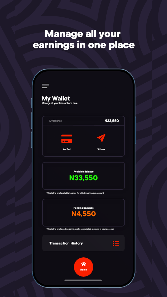 Chore Agent - Sign Up  Earn