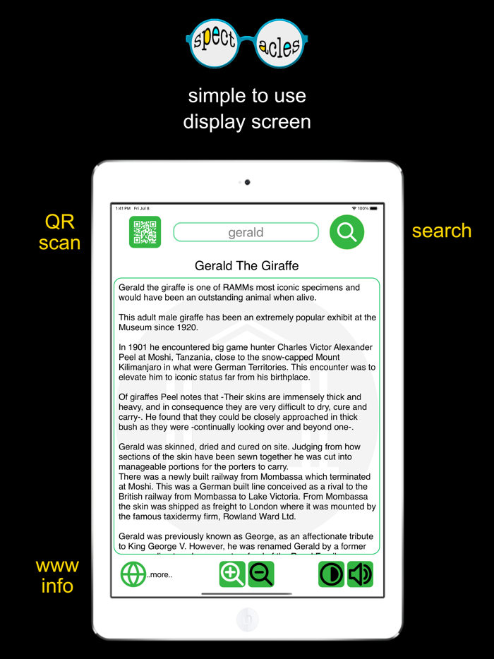 Spectacles Demonstration