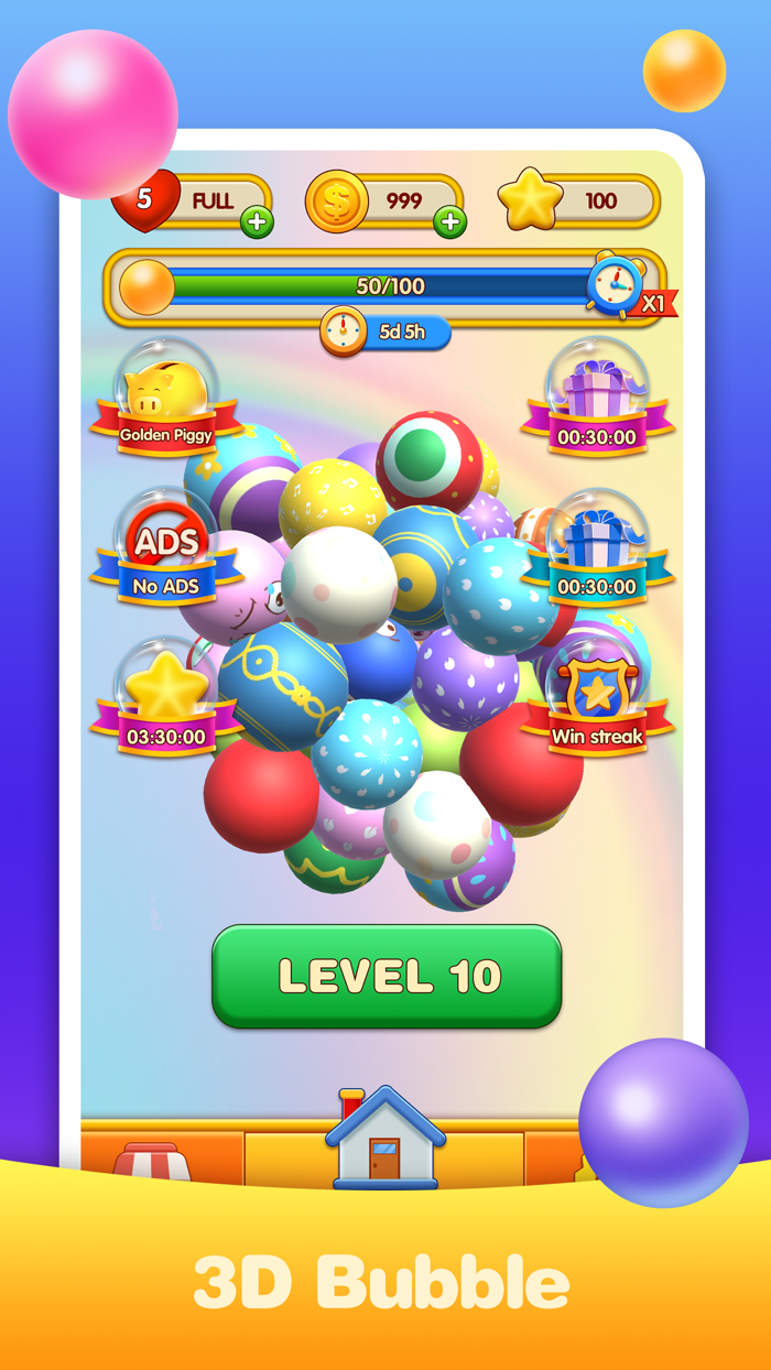 Bubble Match 3D - Color World