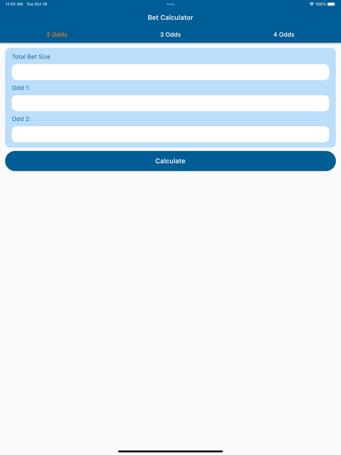 Betting Calculator - HT/FT
