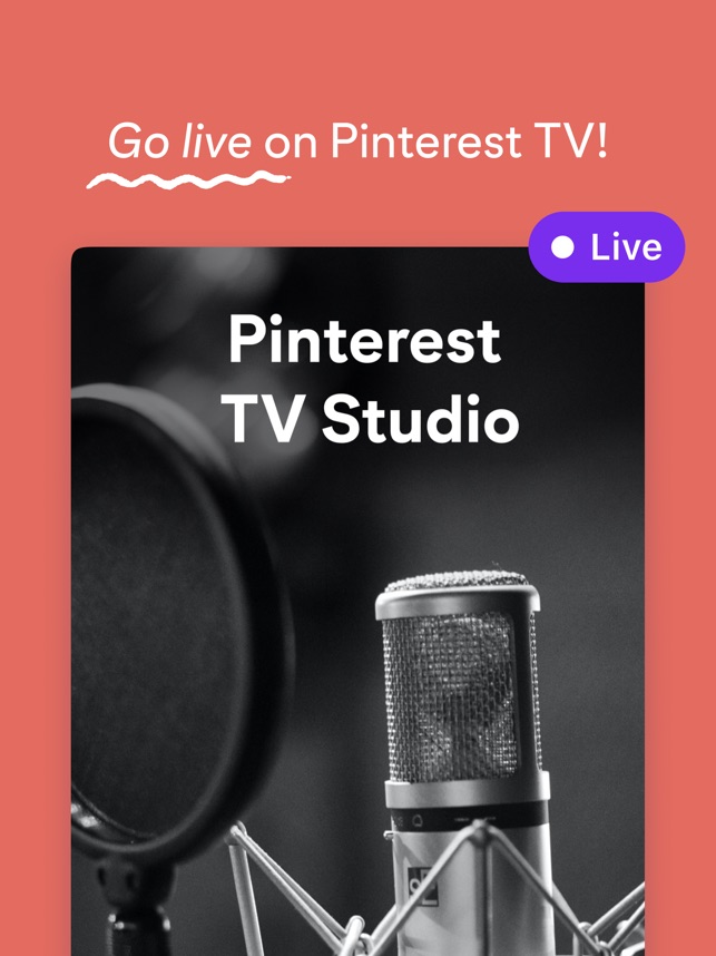 Pinterest Tv Studio On The App Store