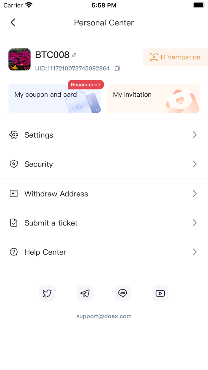 DOEXBuy Bitcoin  Crypto