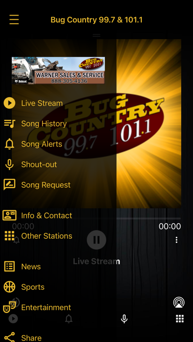 Bug Country 99.7 & 101.1 screenshot 2