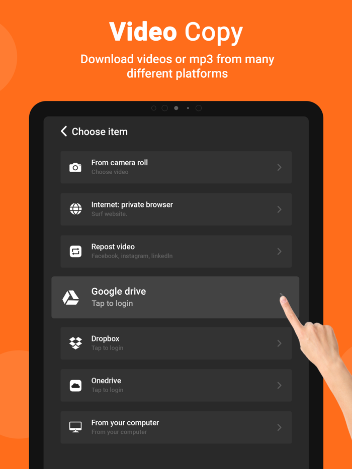 Video Manager - Video Copy