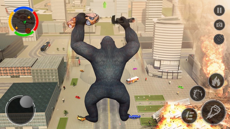 Angry Giant Gorilla City Smash