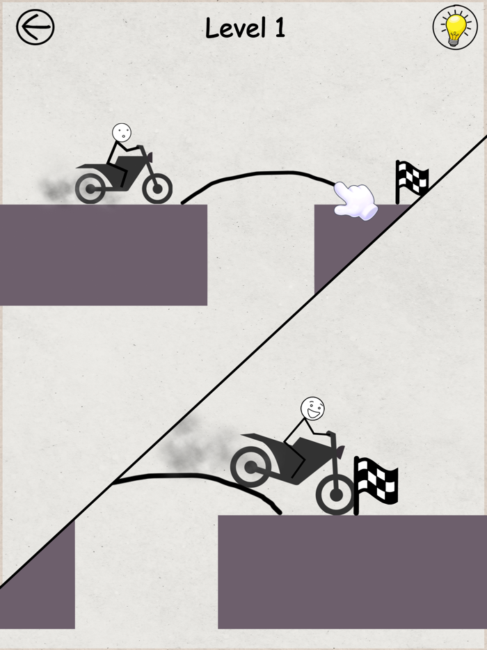 Draw a Line Bridge Puzzle