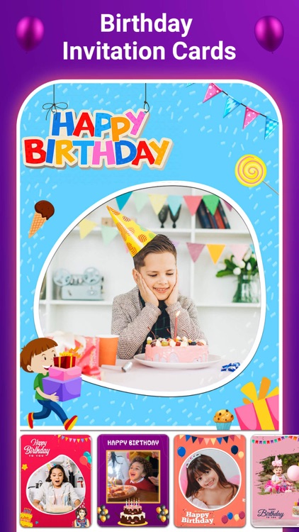 Birthday Photo Frames & Cards