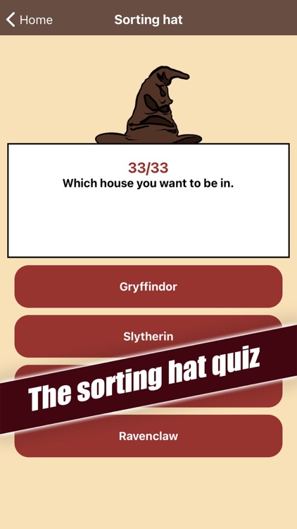 Wizarding world - Sorting hat screenshot-4