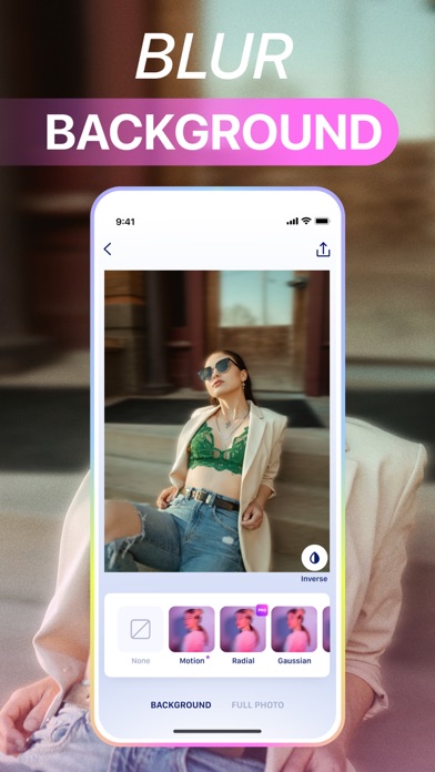 Blur Background Photo Editor screenshot 3