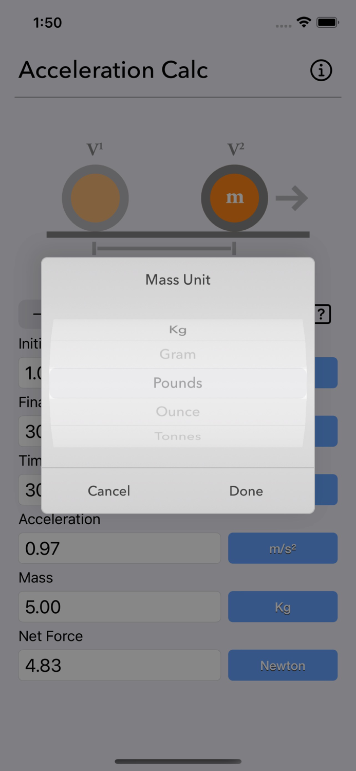 Acceleration Calculator Plus