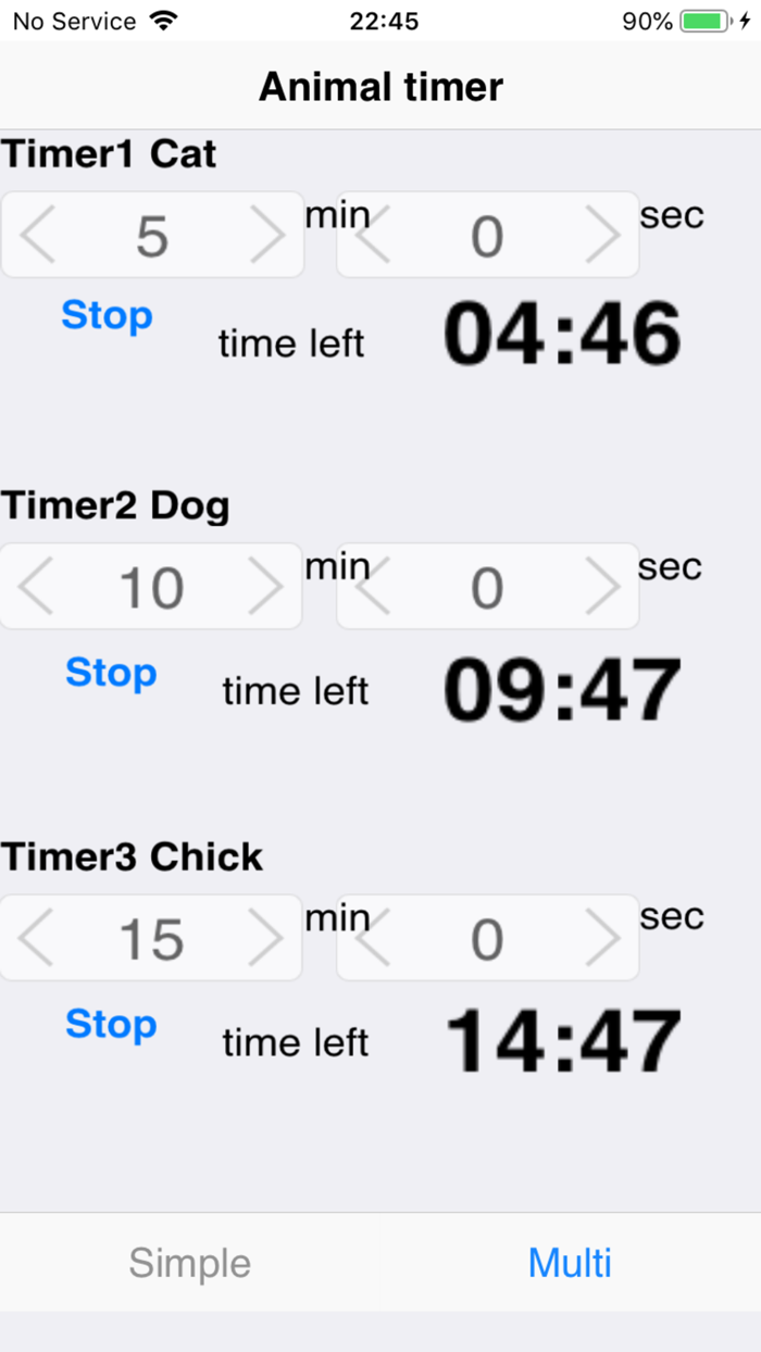Animal Timer