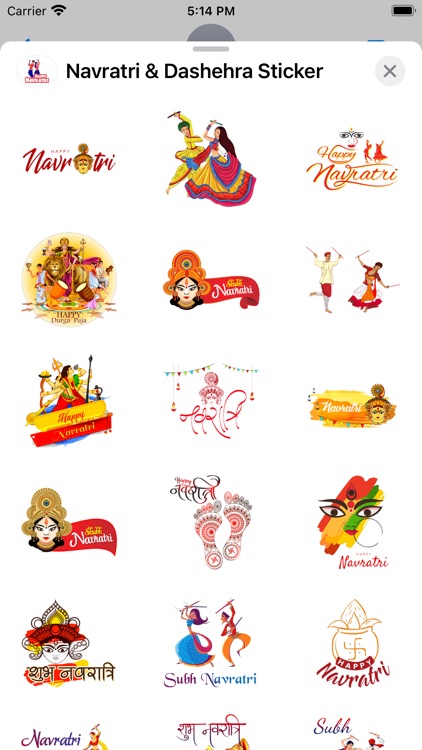 Navratri & Dassehra Stickers screenshot-3