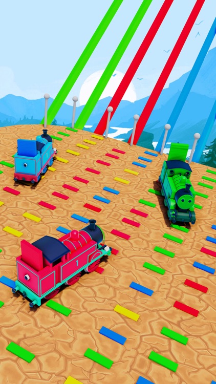 Bridge Race: Train Run 3D Game