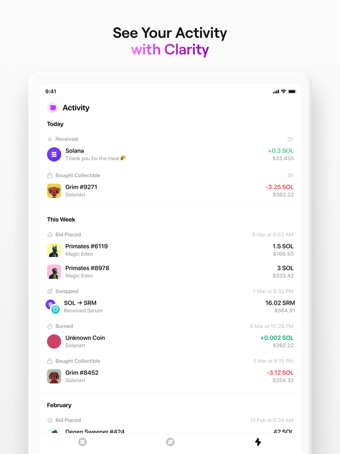 Glow — Solana Wallet