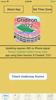gridiron 2022 college football iphone screenshot 1