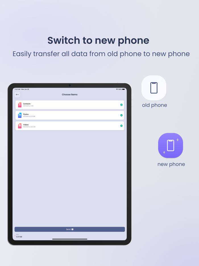Data Transfer - Photos, Videos