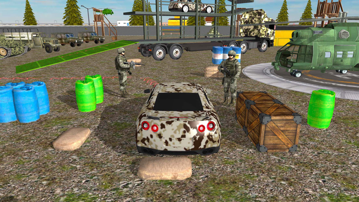 Army Truck Cargo Driver