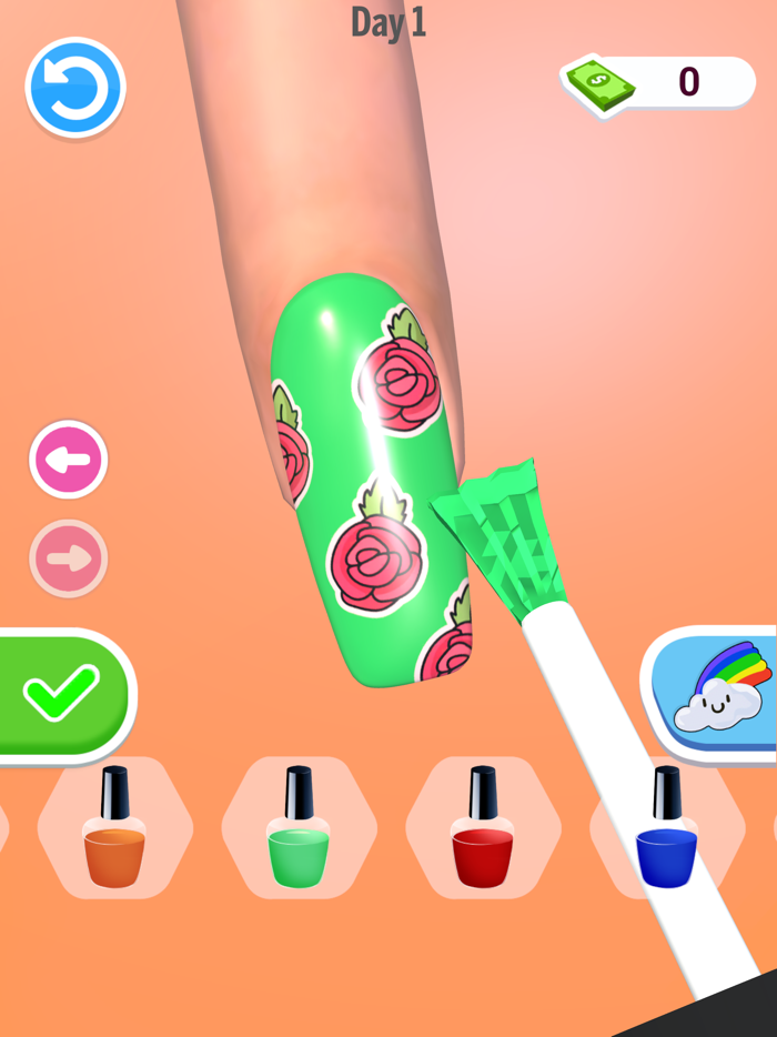 Color Nail ASMR -Salon Stylist