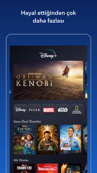 Disney+ iphone ekran görüntüleri