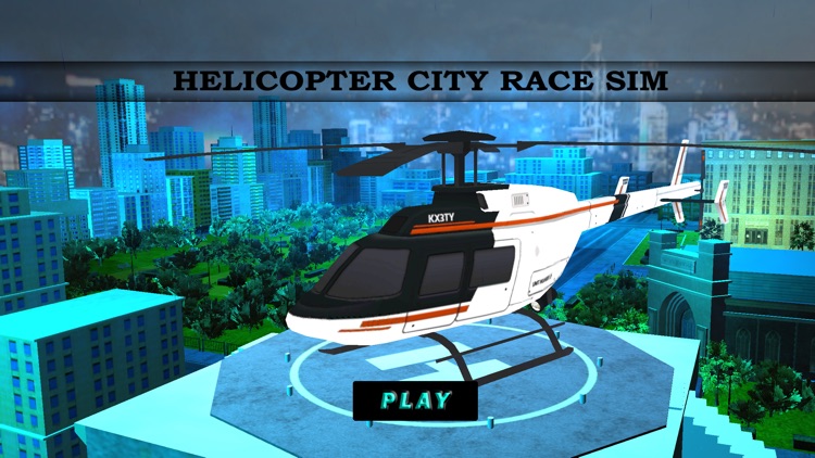 Helicopter City Race Simulator