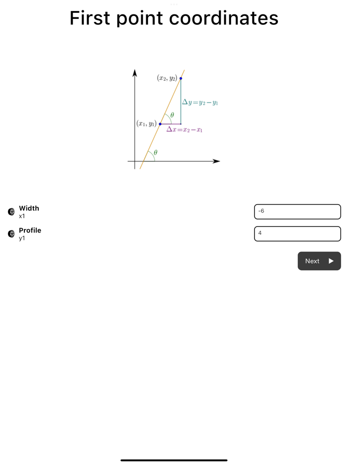 Slope Calculator - X Y points