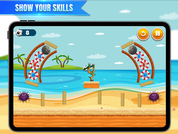 Bottle Shooter Sling Shot Game