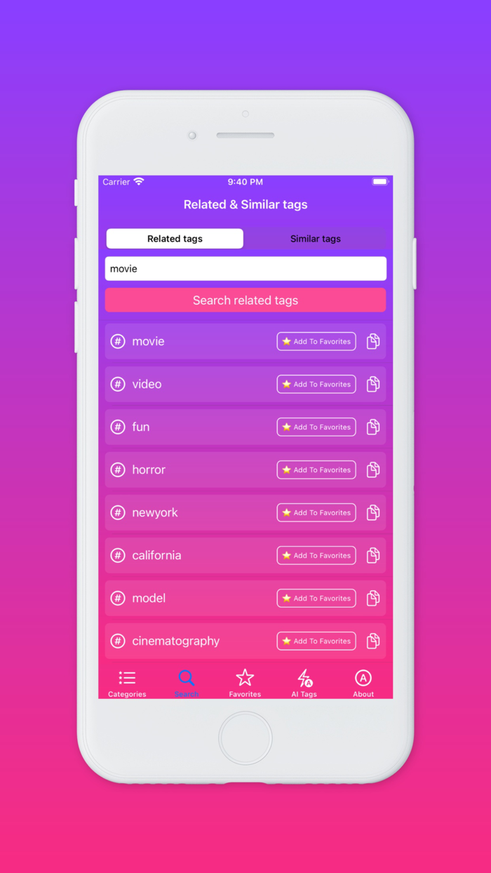 MagicTags for Instagram posts