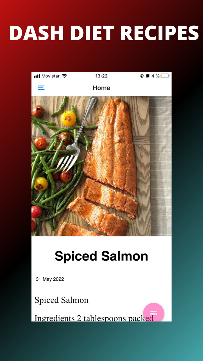 Dash Diet Recipes App