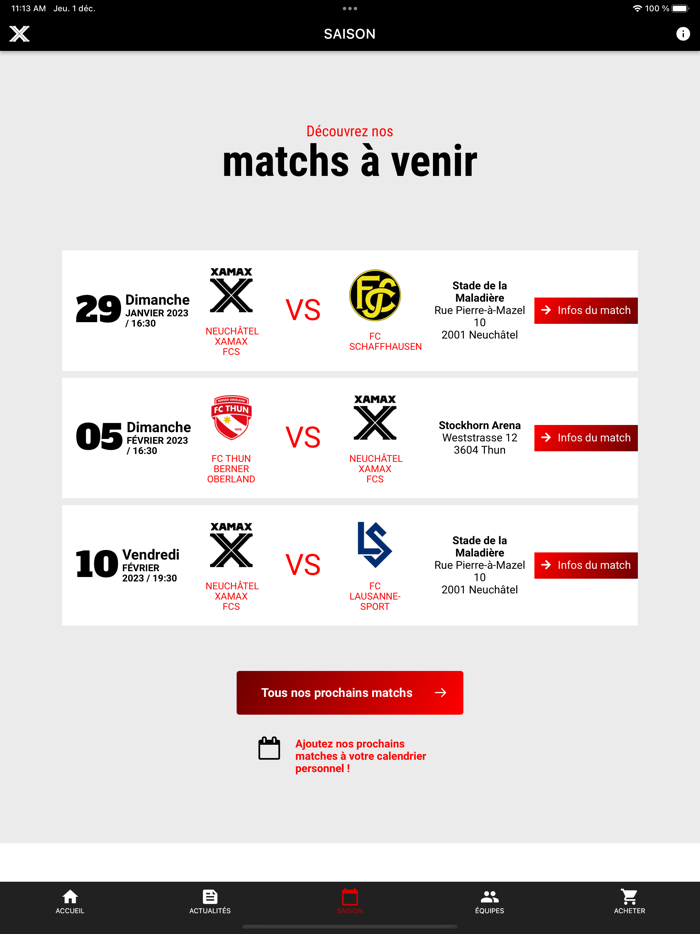 Neuchatel Xamax FCS - OFFICIEL