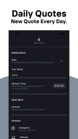 Game screenshot Stoic Mind - Daily Quotes apk