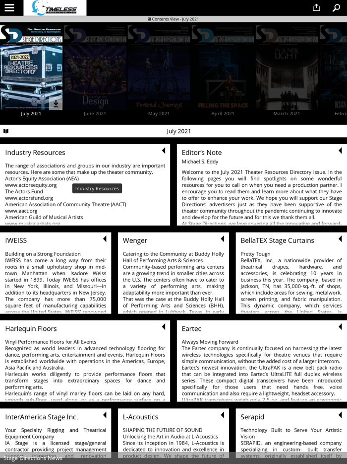 Stage Directions Magazine HD