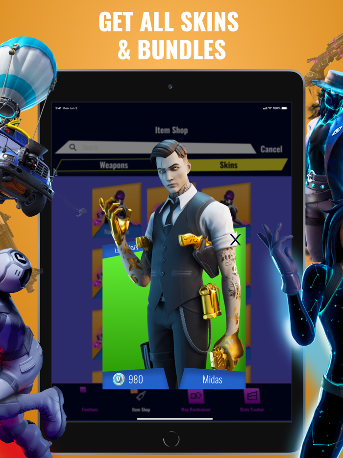 Tracker  Skins from Fortnite