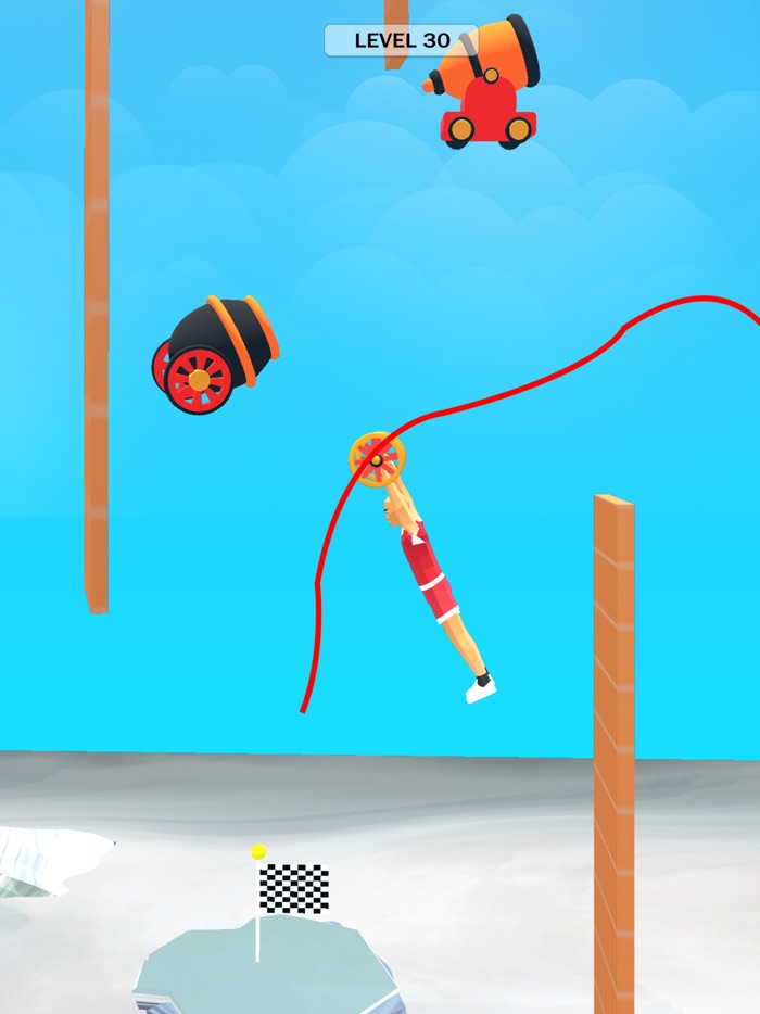 Line flights draw puzzle game