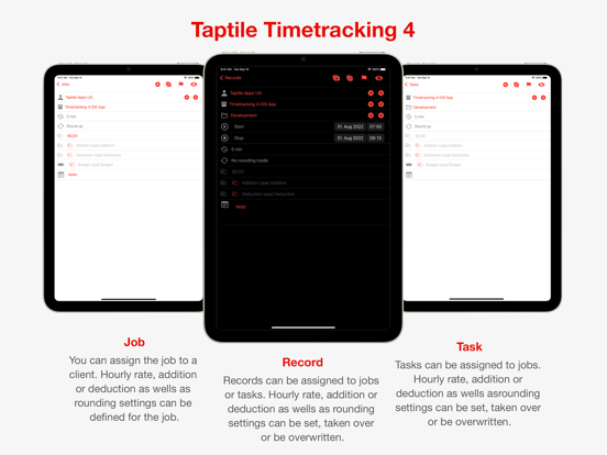 Taptile Timetracking 4 screenshot 4