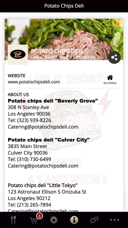 Potato Chips Deli App