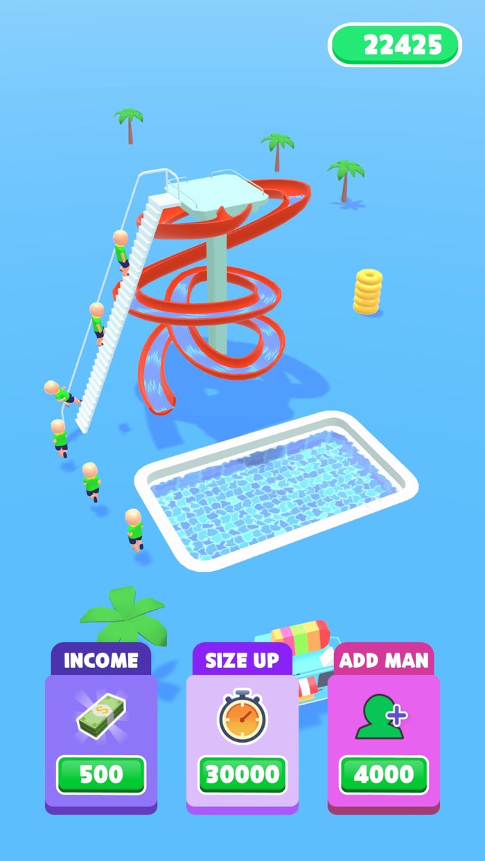 Idle Water Slide 3D