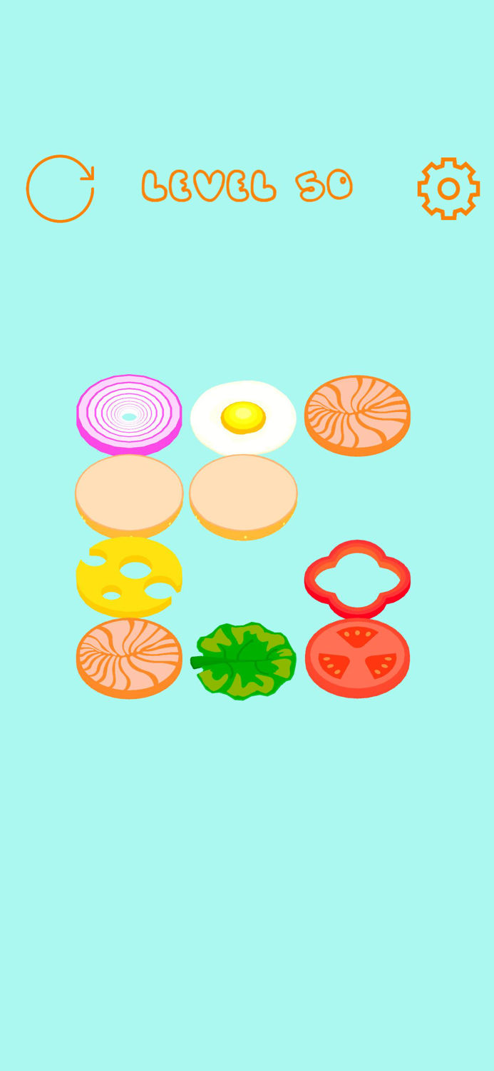 Burger Stack 3D - Puzzle Game