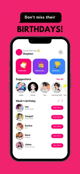 Game screenshot K-Ring - Kpop Idols Birthday mod apk